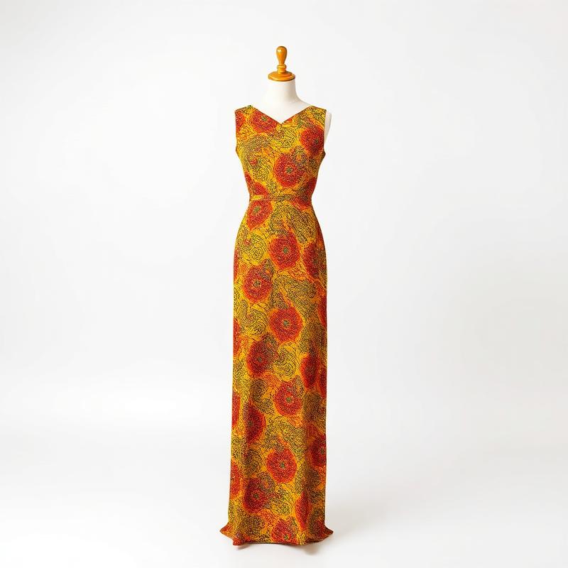 Ankara Print Maxi Dress